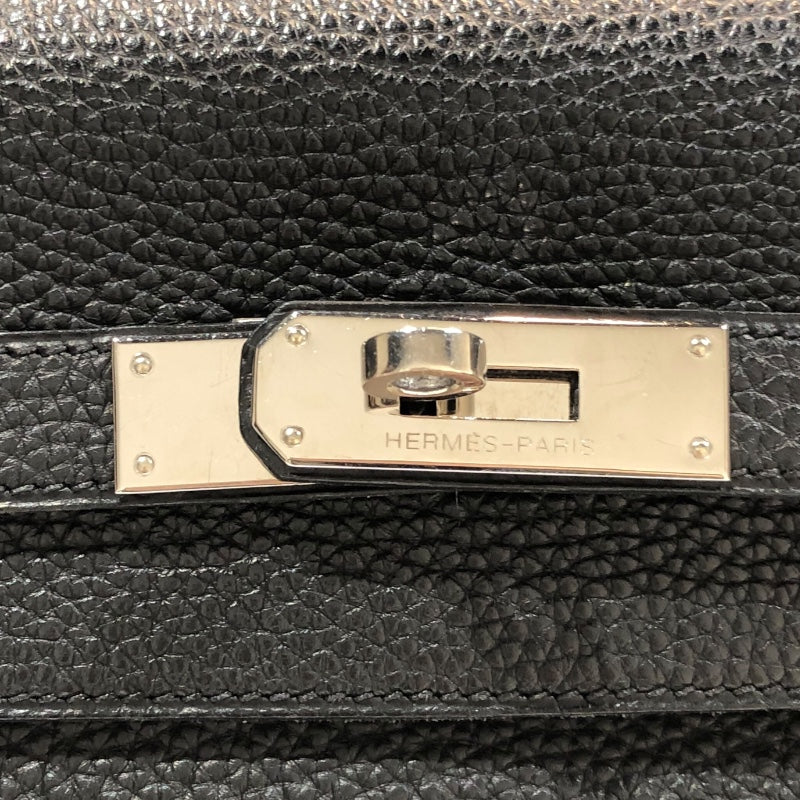 エルメス HERMES ケリー32　 □J刻印　(2006年製) ブラック シルバー金具 トゴ レディース ハンドバッグ