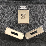 エルメス HERMES ケリー32　 □J刻印　(2006年製) ブラック シルバー金具 トゴ レディース ハンドバッグ