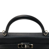 エルメス HERMES ケリー32　 □J刻印　(2006年製) ブラック シルバー金具 トゴ レディース ハンドバッグ