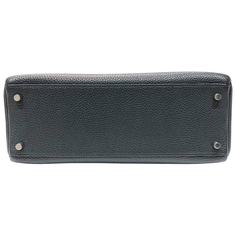 エルメス HERMES ケリー32　 □J刻印　(2006年製) ブラック シルバー金具 トゴ レディース ハンドバッグ