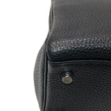 エルメス HERMES ケリー32　 □J刻印　(2006年製) ブラック シルバー金具 トゴ レディース ハンドバッグ