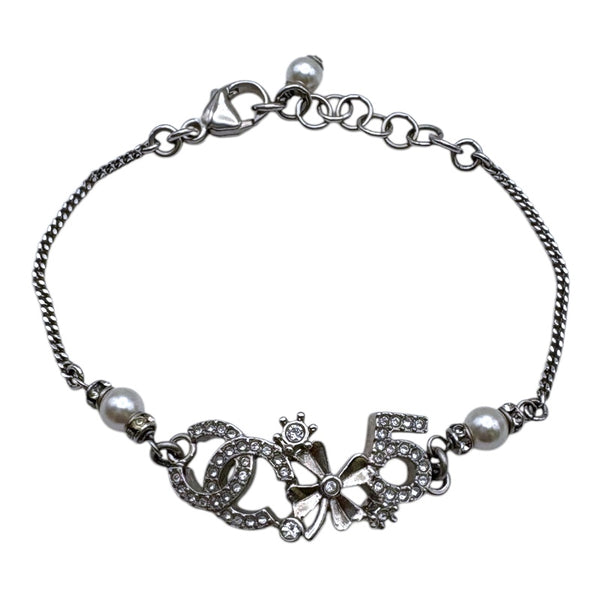 シャネル CHANEL ココマークアイコンブレスレット メタル・ラインストーン アクセサリー