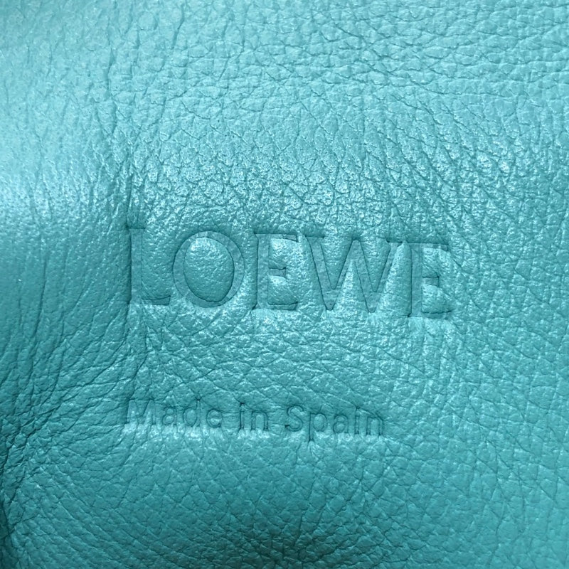 ロエベ LOEWE フラメンコポケットショルダーバッグ ミント レザー レディース ショルダーバッグ