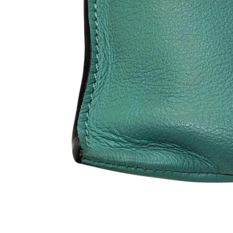 ロエベ LOEWE フラメンコポケットショルダーバッグ ミント レザー レディース ショルダーバッグ
