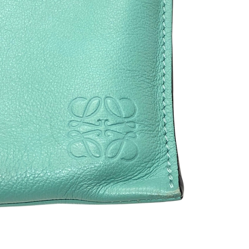ロエベ LOEWE フラメンコポケットショルダーバッグ ミント レザー レディース ショルダーバッグ