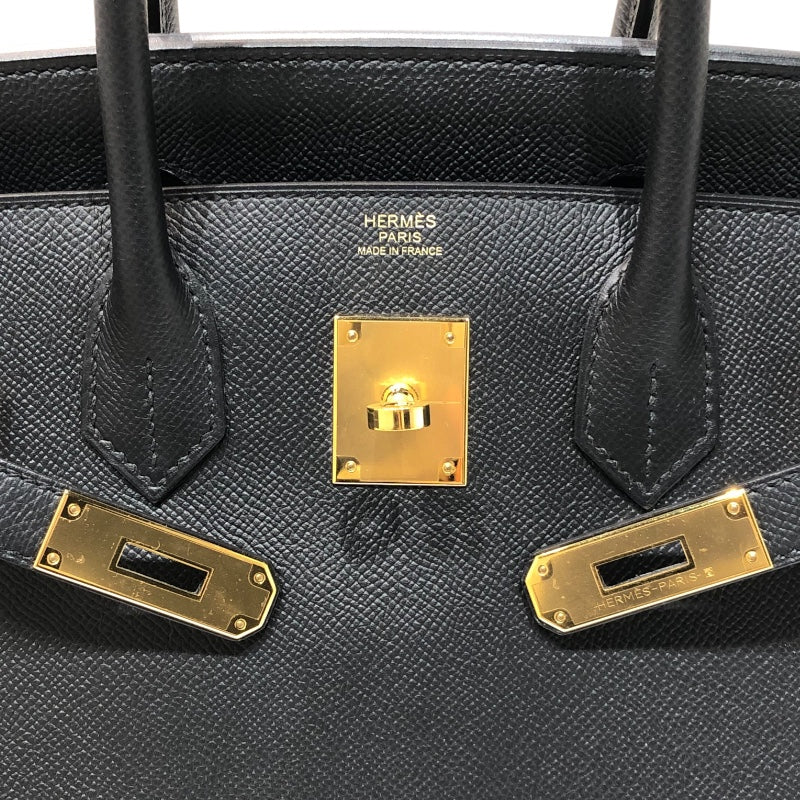 エルメス HERMES バーキン30 C刻印　(2018年製) ブラック ゴールド金具 エプソン レディース ハンドバッグ