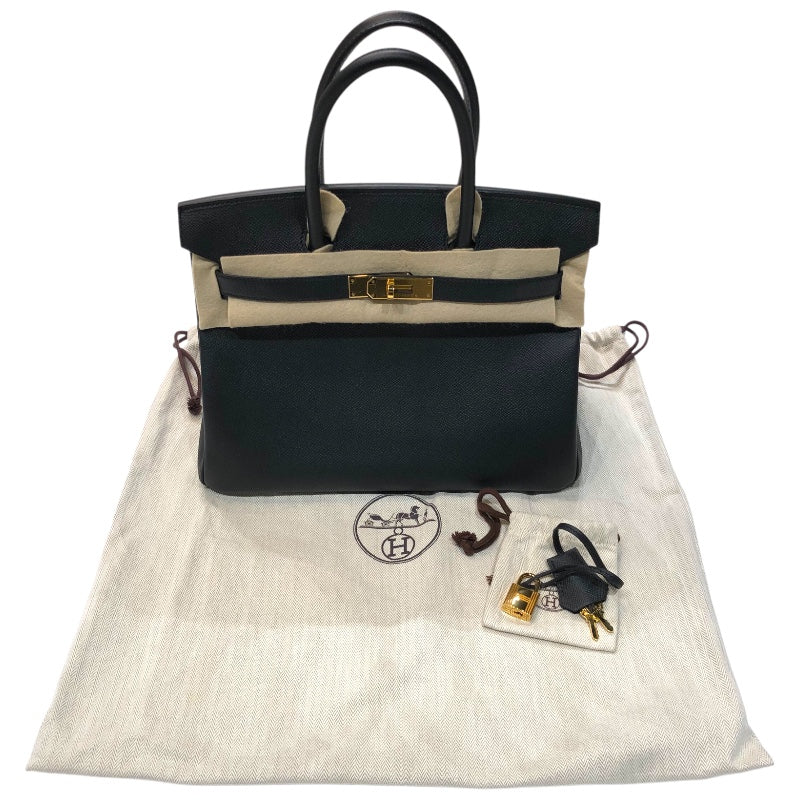 エルメス HERMES バーキン30 C刻印　(2018年製) ブラック ゴールド金具 エプソン レディース ハンドバッグ