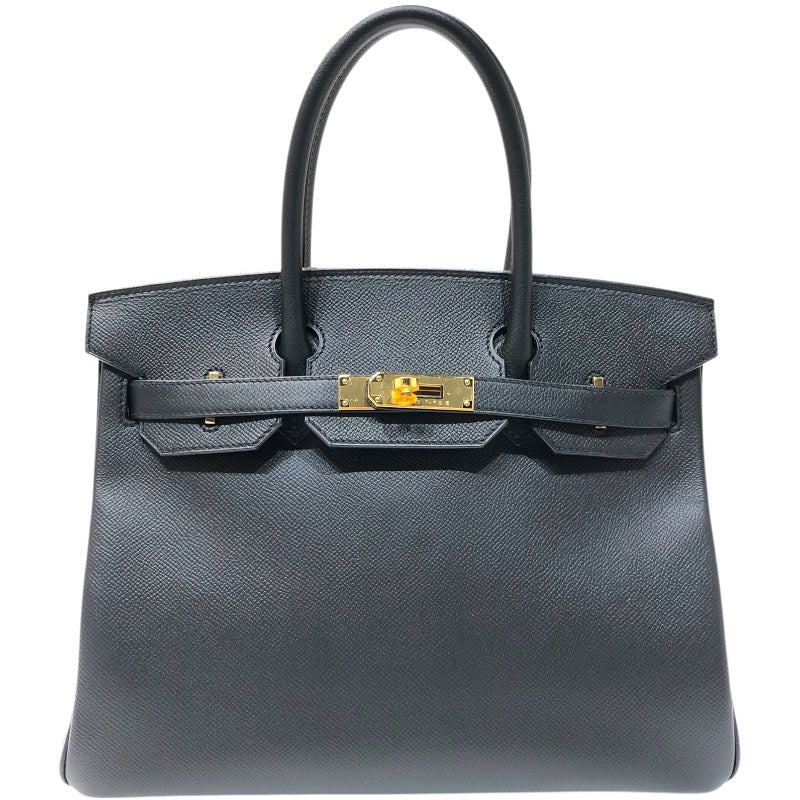 エルメス HERMES バーキン30 C刻印　(2018年製) ブラック ゴールド金具 エプソン レディース ハンドバッグ