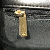 シャネル CHANEL シェブロンVステッチチェーンウォレット 26番台 ブラック ゴールド金具 ラムスキン レディース ショルダーバッグ