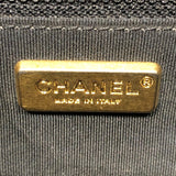 シャネル CHANEL シェブロンVステッチチェーンウォレット 26番台 ブラック ゴールド金具 ラムスキン レディース ショルダーバッグ