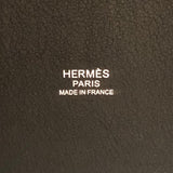 エルメス HERMES ピコタンロックPM Z刻 グレー　シルバー金具 フェルト レディース ハンドバッグ
