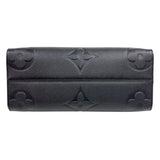 ルイ・ヴィトン LOUIS VUITTON オンザゴーMM M45596 ノワール　ゴールド金具 モノグラム・アンプラント レディース トートバッグ
