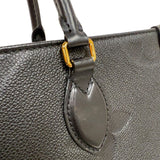 ルイ・ヴィトン LOUIS VUITTON オンザゴーMM M45596 ノワール　ゴールド金具 モノグラム・アンプラント レディース トートバッグ