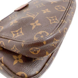 ルイ・ヴィトン LOUIS VUITTON ミュルティ・ポシェット・アクセソワール M44813 ブラウン/カーキ　ゴールド金具 モノグラム レディース ショルダーバッグ