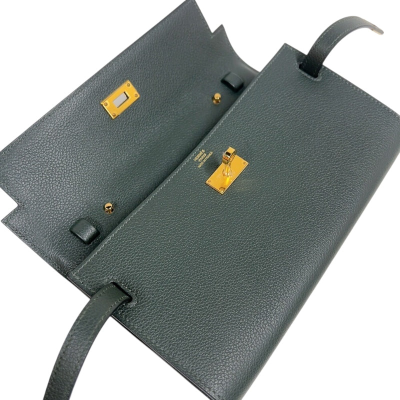 エルメス HERMES ケリートゥーゴー W刻印(2024年製) ヴェールフォンセ/GD金具 エバーカラー レディース ショルダーバッグ