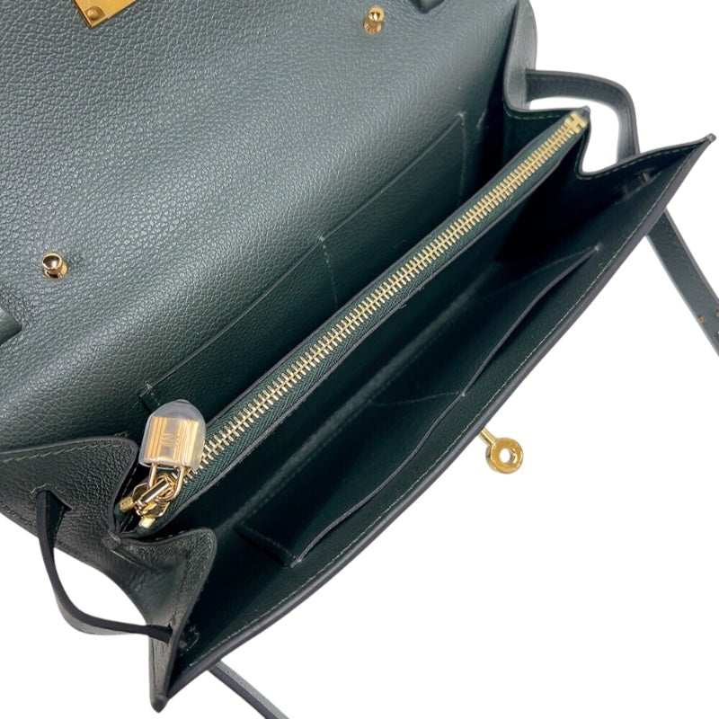 エルメス HERMES ケリートゥーゴー W刻印(2024年製) ヴェールフォンセ/GD金具 エバーカラー レディース ショルダーバッグ