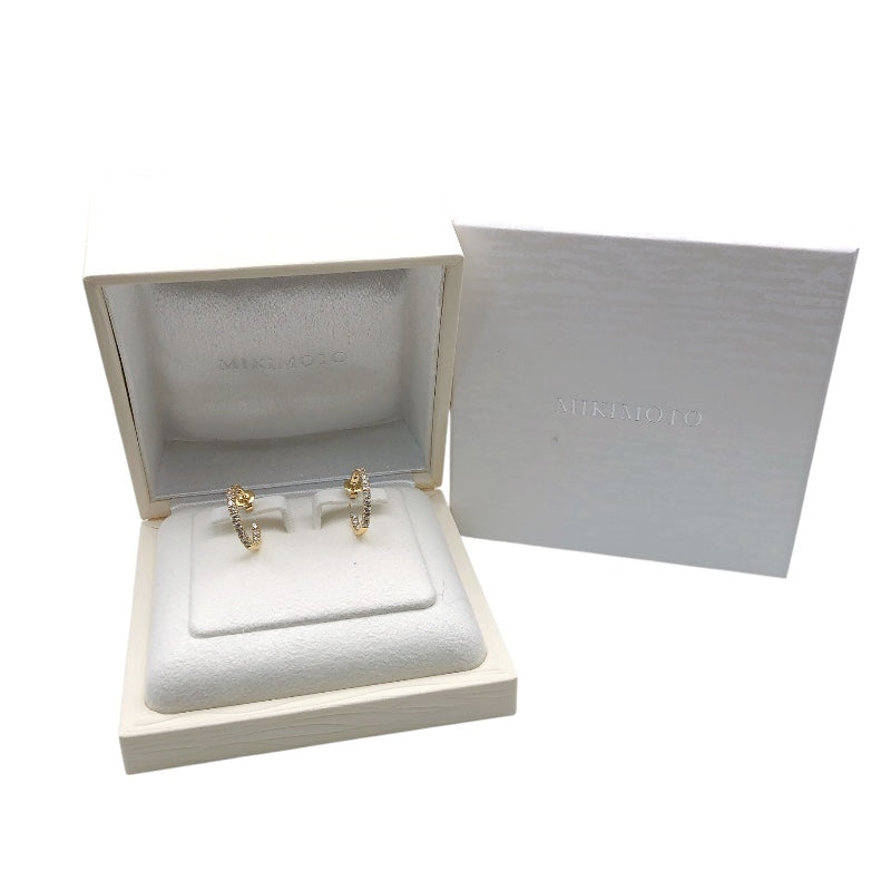 MIKIMOTO ミキモト ピアス 18金 K18イエローゴールド パール