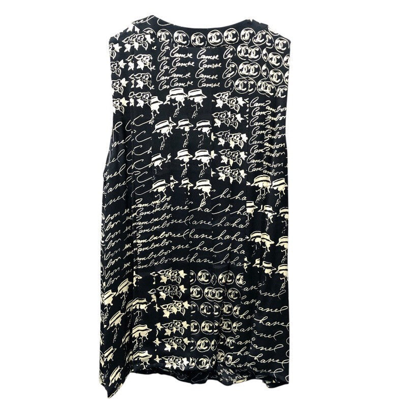 シャネル CHANEL ノースリーブトップス P27774 シルク レディース ブラウス