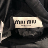 ミュウミュウ miu miu ウエストロゴショートパンツ MP1631 コットン レディース ショートパンツ