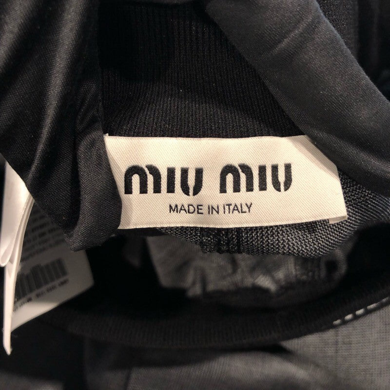 ミュウミュウ miu miu ウエストロゴショートパンツ MP1631 コットン レディース ショートパンツ