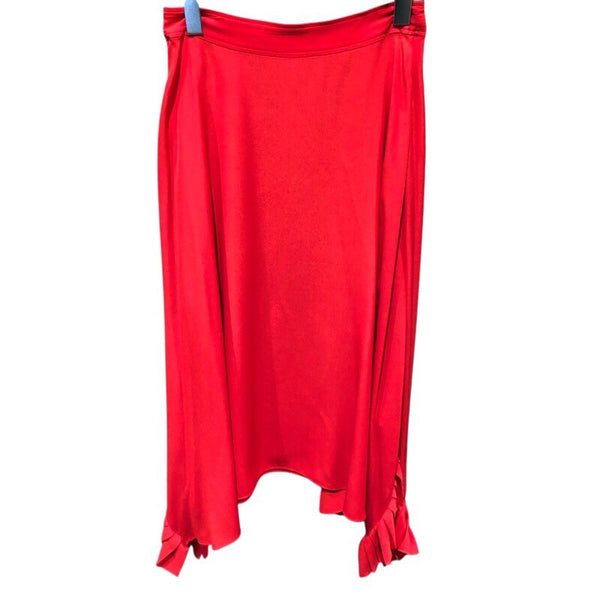 STELLAMCCARTNEY　シルクロングスカート 602927 レッド シルク レディース ロングスカート