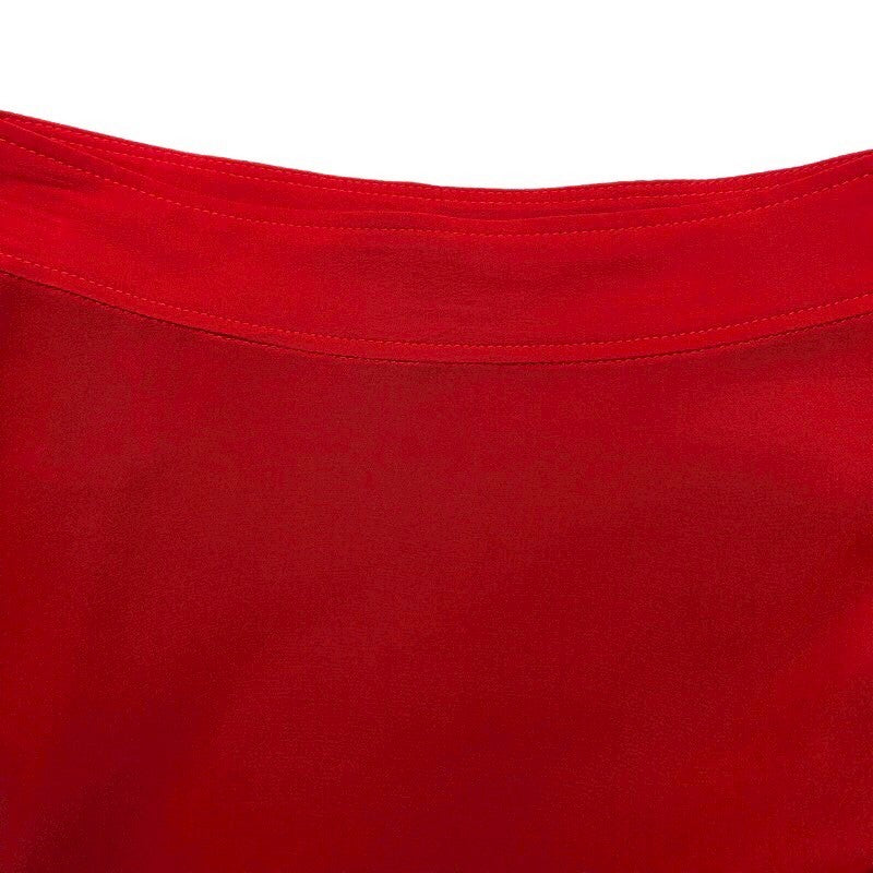 STELLAMCCARTNEY　シルクロングスカート 602927 レッド シルク レディース ロングスカート