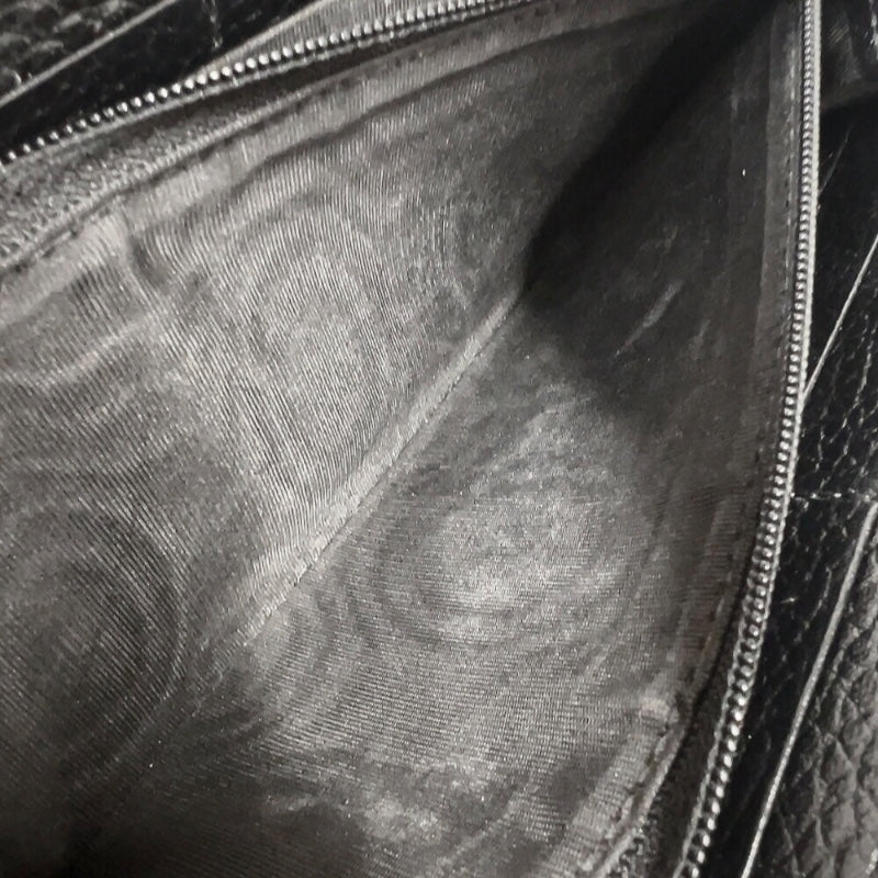 グッチ GUCCI ダブルGジップアラウンドウォレット 456117 ブラック/ベージュ　ゴールド金具 GGスプリームキャンバス レディース 長財布