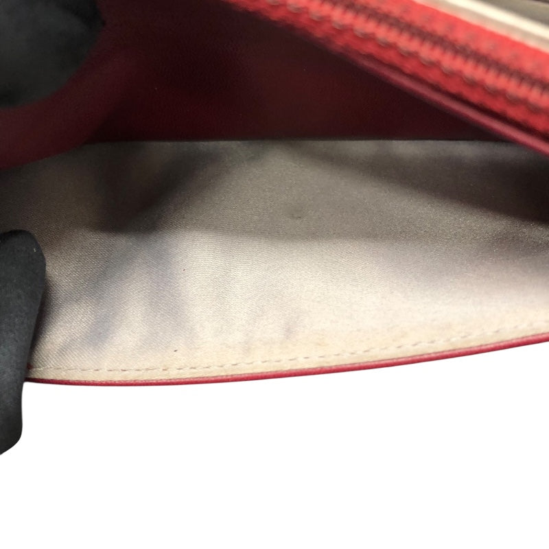 シャネル CHANEL カメリアチェーンウォレット A47421 ピンク/シルバー金具 ラムスキン レディース 長財布