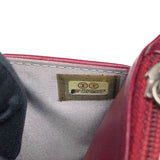 シャネル CHANEL カメリアチェーンウォレット A47421 ピンク/シルバー金具 ラムスキン レディース 長財布