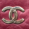 シャネル CHANEL カメリアチェーンウォレット A47421 ピンク/シルバー金具 ラムスキン レディース 長財布