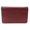 シャネル CHANEL カメリアチェーンウォレット A47421 ピンク/シルバー金具 ラムスキン レディース 長財布