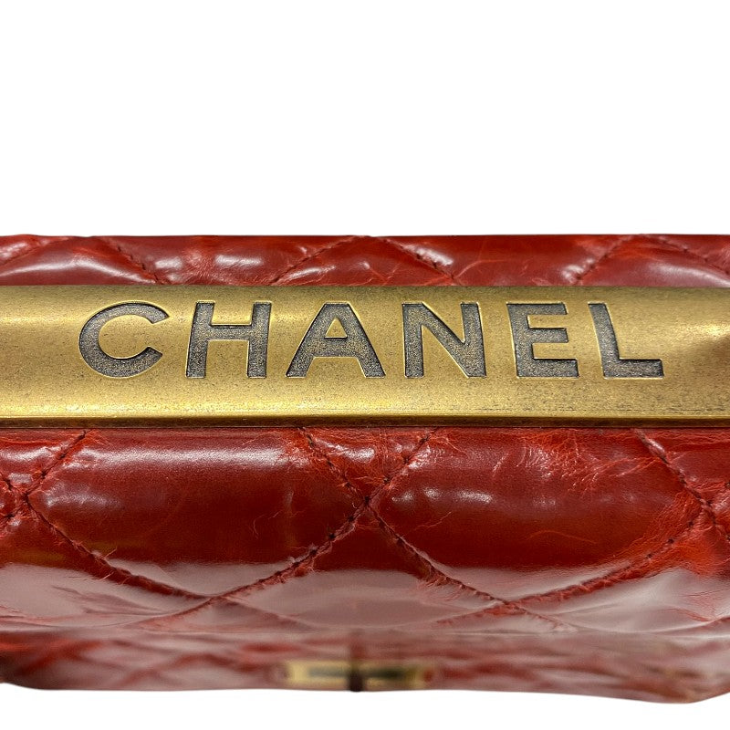 シャネル　Chanel　ライオン ヴィンテージチェーンベルト ゴールド×レッド シャネル CHANEL 2.55 トップハンドルチェーンショルダー 15番台