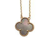 ヴァンクリーフ＆アーペル Van Cleef & Arpels ヴィンテージアルハンブラネックレス K18ピンクゴールド MOP ジュエリー