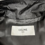 セリーヌ CELINE ジップアップブルゾン RV0K6795W ブラック　シルバー金具 ナイロン メンズ ブルゾン