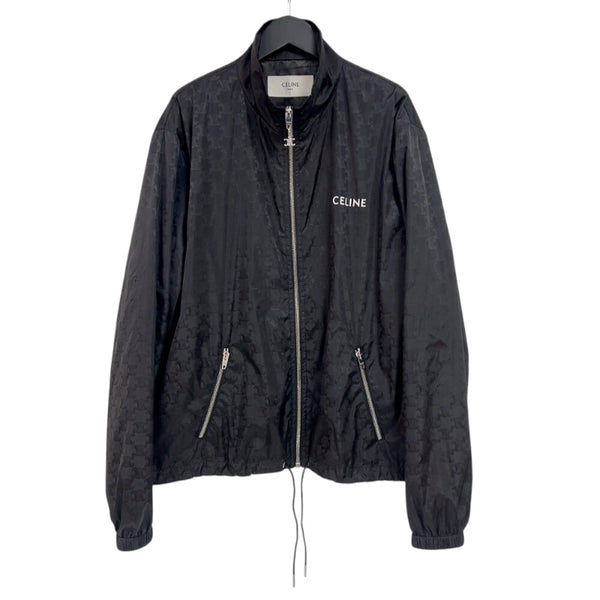 CELINE メンズ スウェット ジップ ジャー ジ 黄/黒バイカラーブルゾン CELINE メンズ スウェット ジップ ジャー ジ 黄/黒バイカラー