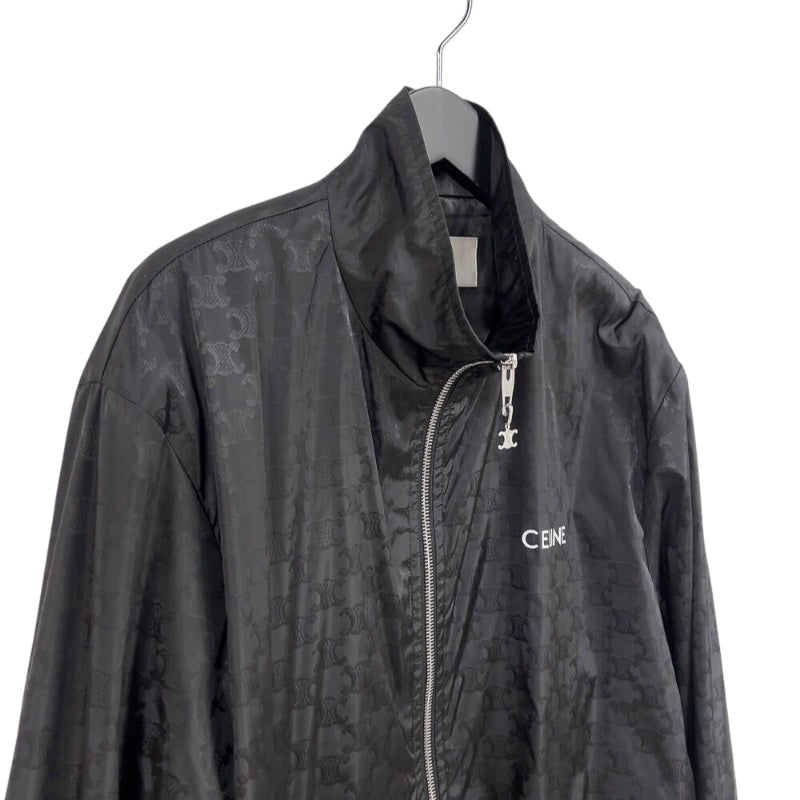 セリーヌ CELINE ジップアップブルゾン RV0K6795W ブラック　シルバー金具 ナイロン メンズ ブルゾン