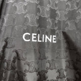 セリーヌ CELINE ジップアップブルゾン RV0K6795W ブラック　シルバー金具 ナイロン メンズ ブルゾン