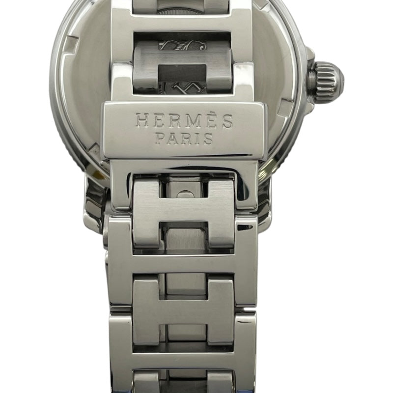エルメス HERMES クリッパー ダイバー CL5.210 ブルー SS クオーツ レディース 腕時計
