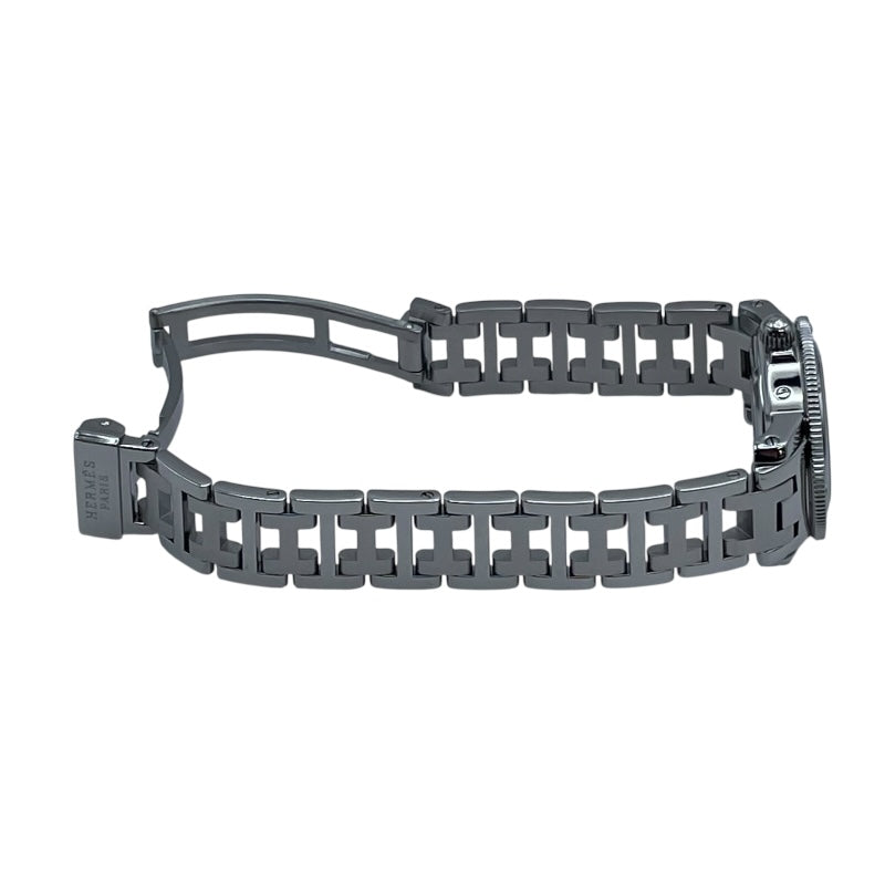 エルメス HERMES クリッパー ダイバー CL5.210 ブルー SS クオーツ レディース 腕時計