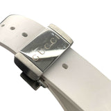 グッチ GUCCI ダイブ 40mm YA136337 ホワイト SS クオーツ メンズ 腕時計