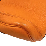 エルメス HERMES ガーデンパーティPM □N刻印　(2010年製) オレンジ シルバー金具 ネゴンダ レディース トートバッグ
