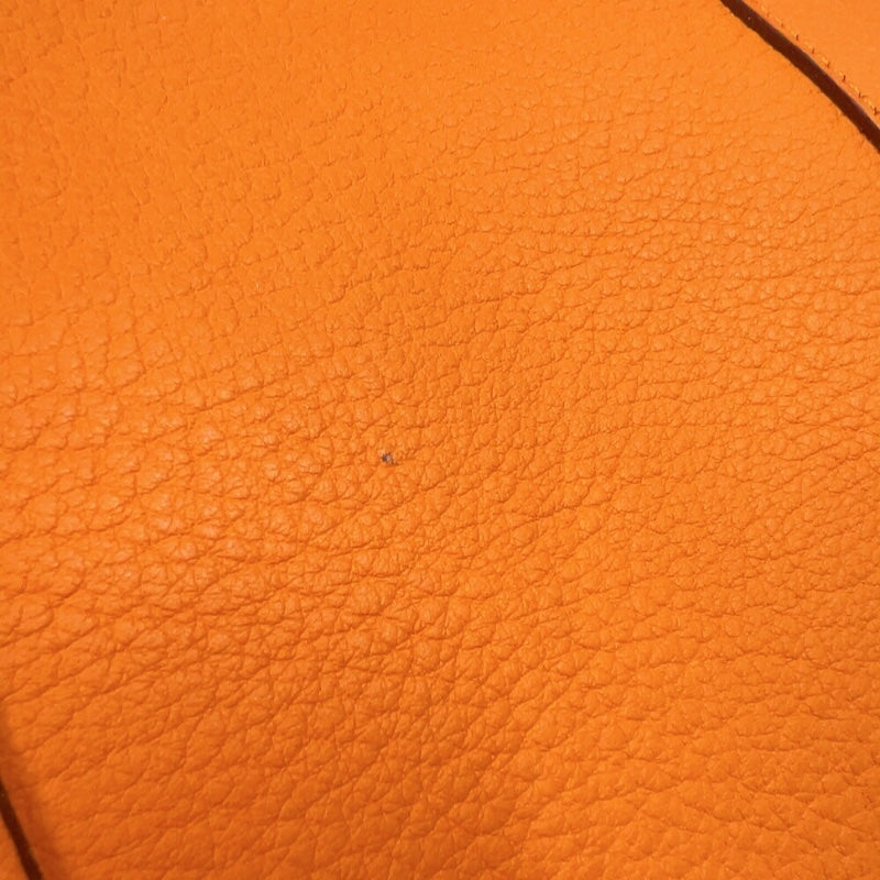 エルメス HERMES ガーデンパーティPM □N刻印　(2010年製) オレンジ シルバー金具 ネゴンダ レディース トートバッグ