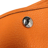 エルメス HERMES ガーデンパーティPM □N刻印　(2010年製) オレンジ シルバー金具 ネゴンダ レディース トートバッグ