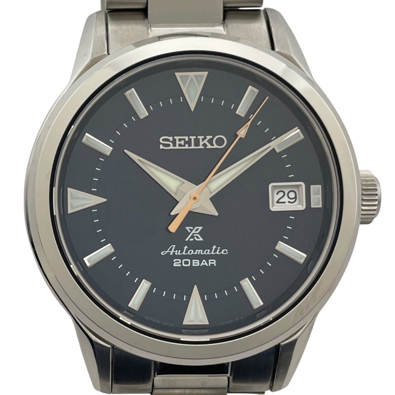 グランドセイコー Grand Seiko プロスペックス アルピニスト SBDC159 ブラック SS メンズ 腕時計