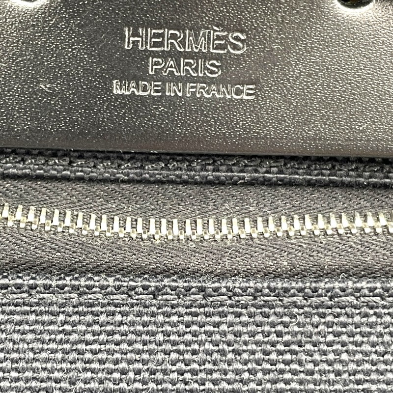 エルメス HERMES エールバッグジップPM Z刻 ブラック シルバー