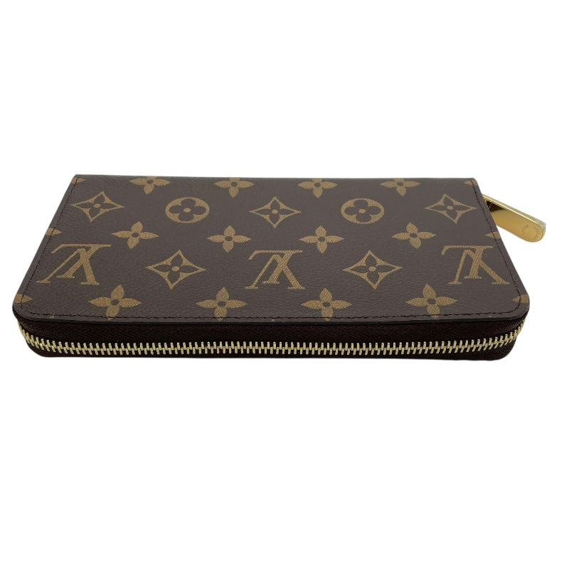 ルイ・ヴィトン LOUIS VUITTON ジッピー・ウォレット M42616 ブラウン モノグラムキャンバス ユニセックス 長財布