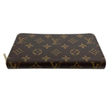 ルイ・ヴィトン LOUIS VUITTON ジッピー・ウォレット M42616 ブラウン モノグラムキャンバス ユニセックス 長財布