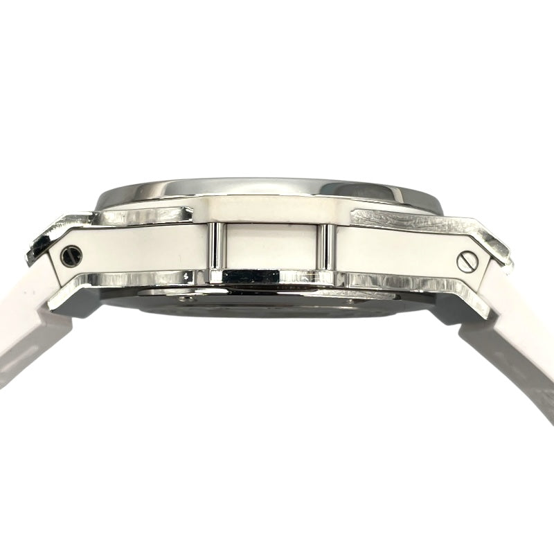 ウブロ HUBLOT ビッグバン スチール ホワイト パヴェ 361.SE.9010.RW.1704 ダイヤ SS クオーツ メンズ 腕時計