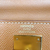 エルメス HERMES ケリー28　外縫い C刻印　(2018年製) ゴールド　ゴールド金具 ヴォーエプソン レディース ショルダーバッグ