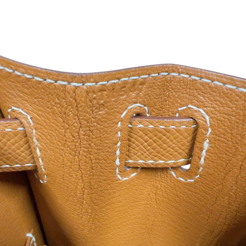 エルメス HERMES ケリー28　外縫い C刻印　(2018年製) ゴールド　ゴールド金具 ヴォーエプソン レディース ショルダーバッグ